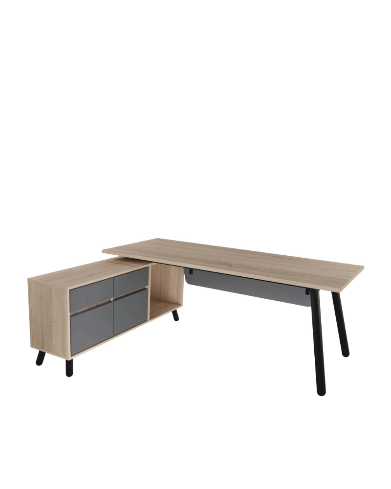 Masa Birou Fusion+Box incorporat Stinga