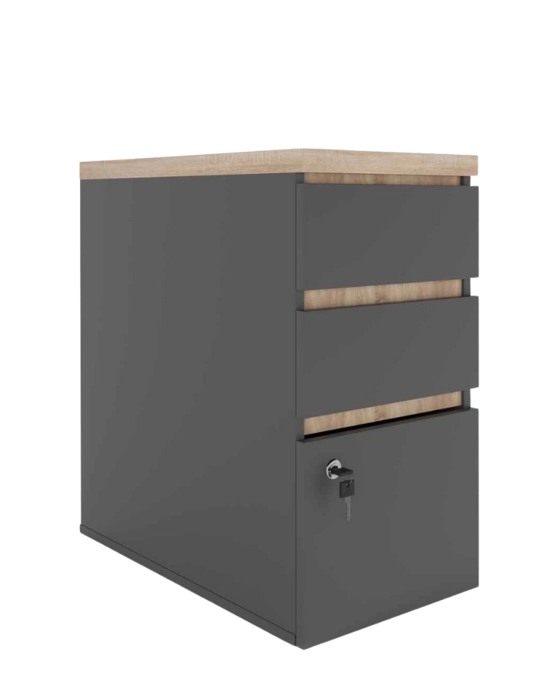Casetiera Urban Box Sonoma/ Anthracite